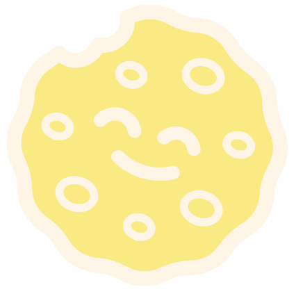 Salted Caramel illustrated cookie